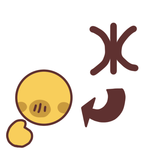  An emoji-yellow person pointing to themselves with an arrow pointing from the BPD symbol to them.